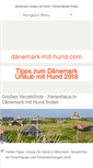 Mobile Screenshot of daenemark-mit-hund.com